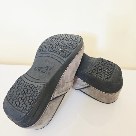 Dansko XP 2.0 Slate Marbled Nubuck Leather Clog Purple Gray Size EU 38 US 7.5 8 - Picture 9 of 9